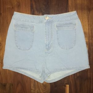 *Urban Outfitters* High-rise jean shorts